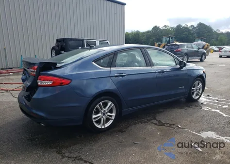 2018 Ford Fusion Se Hybrid из США, поврежденный, VIN 3FA6P0LU2JR101486